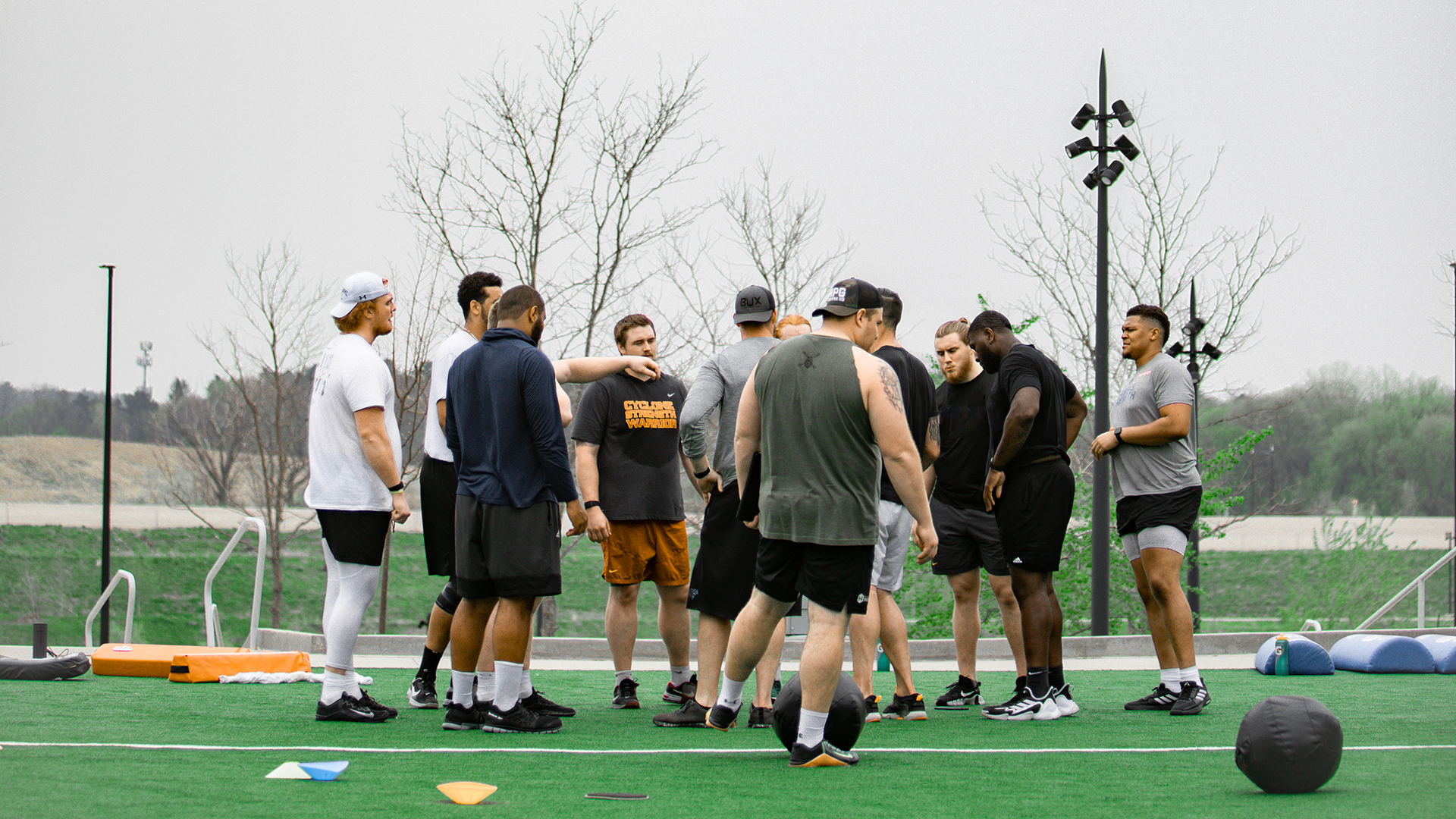 Football Players on Field